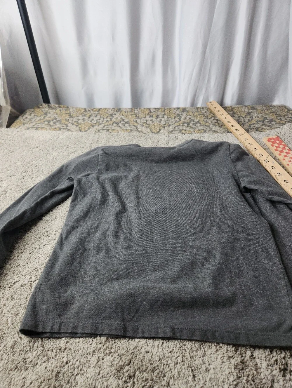 Boy's Grey Long Sleeve "Shark Bait" Tee - Cat & Jack - S (6/7) - Picture 7 of 11